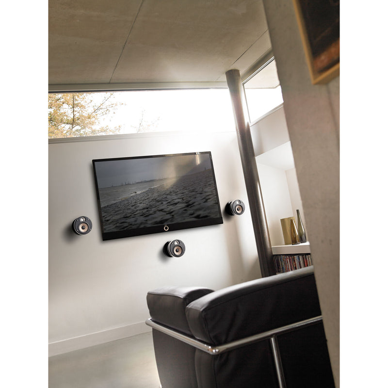 Focal Dôme Flax 1.0 Satellite Speaker (Single, Black)