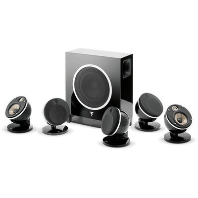 Focal D&#244;me Flax 5.1 Surround Sound System with Sub Air Wireless Subwoofer (Black)