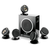 Focal Dôme Flax 5.1 Surround Sound System with Sub Air Wireless Subwoofer (Black)