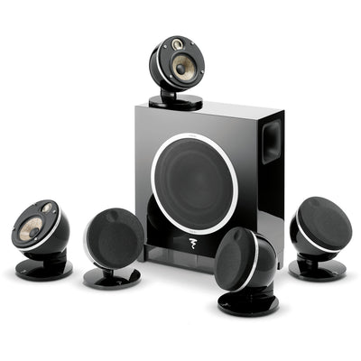 Focal D&#244;me Flax 5.1 Surround Sound System with Sub Air Wireless Subwoofer (Black)
