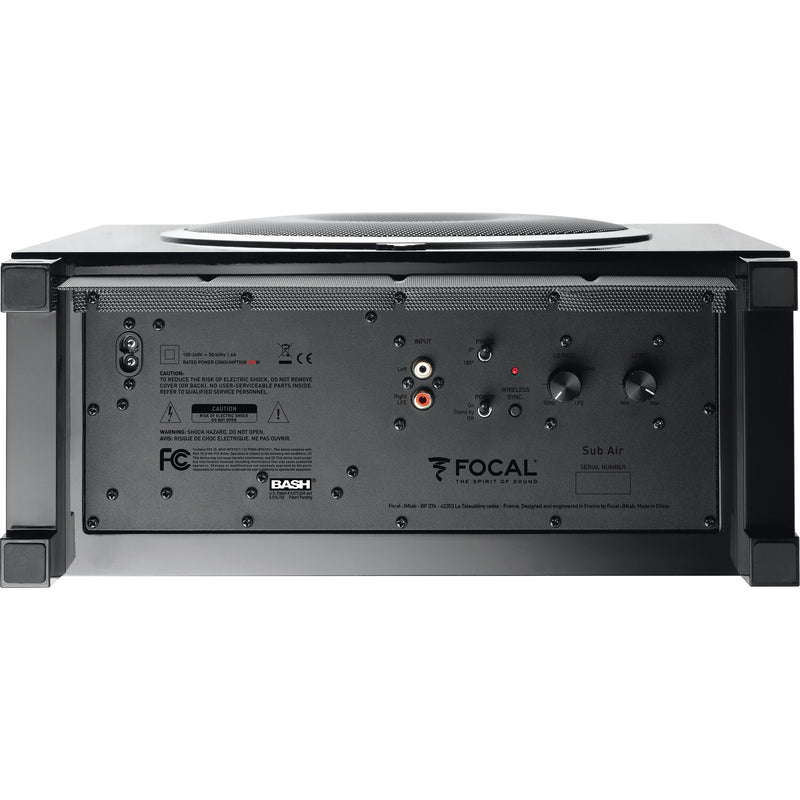 Focal Dôme Flax 5.1 Surround Sound System with Sub Air Wireless Subwoofer (Black)