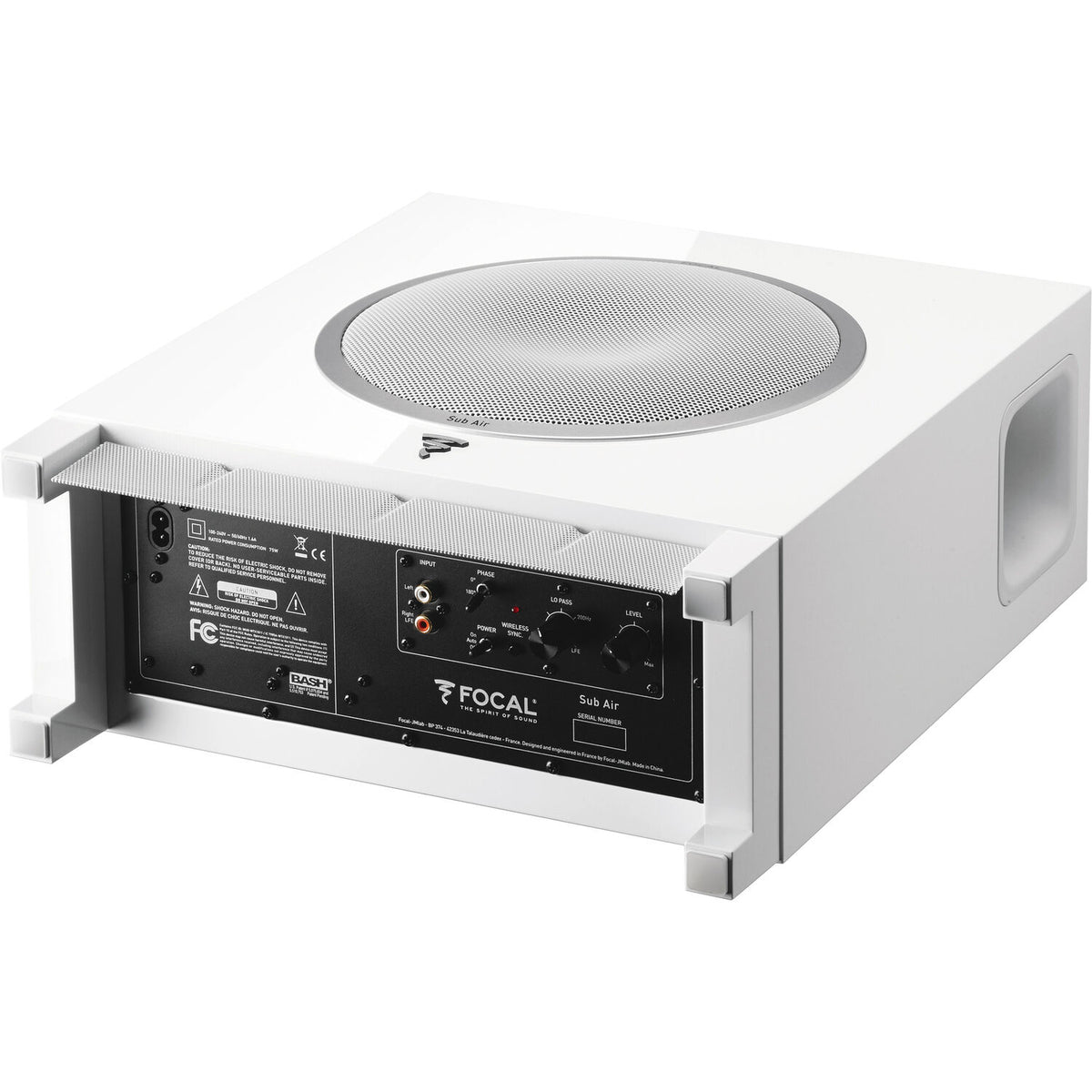 Focal Dôme Flax 5.1 Surround Sound System with Sub Air Wireless Subwoofer (White)