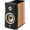 Focal Kanta N1 Bookshelf Speaker (High-Gloss Walnut & Black, Single)