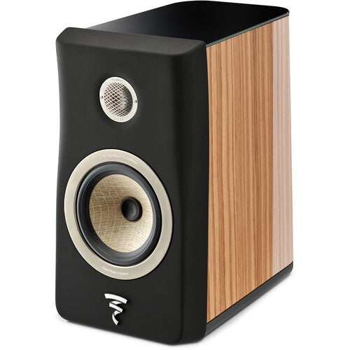Focal Kanta N1 Bookshelf Speaker (High-Gloss Walnut & Black, Single)