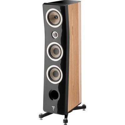 Focal Kanta N2 Floorstanding Speaker (High-Gloss Walnut & Black, Single)