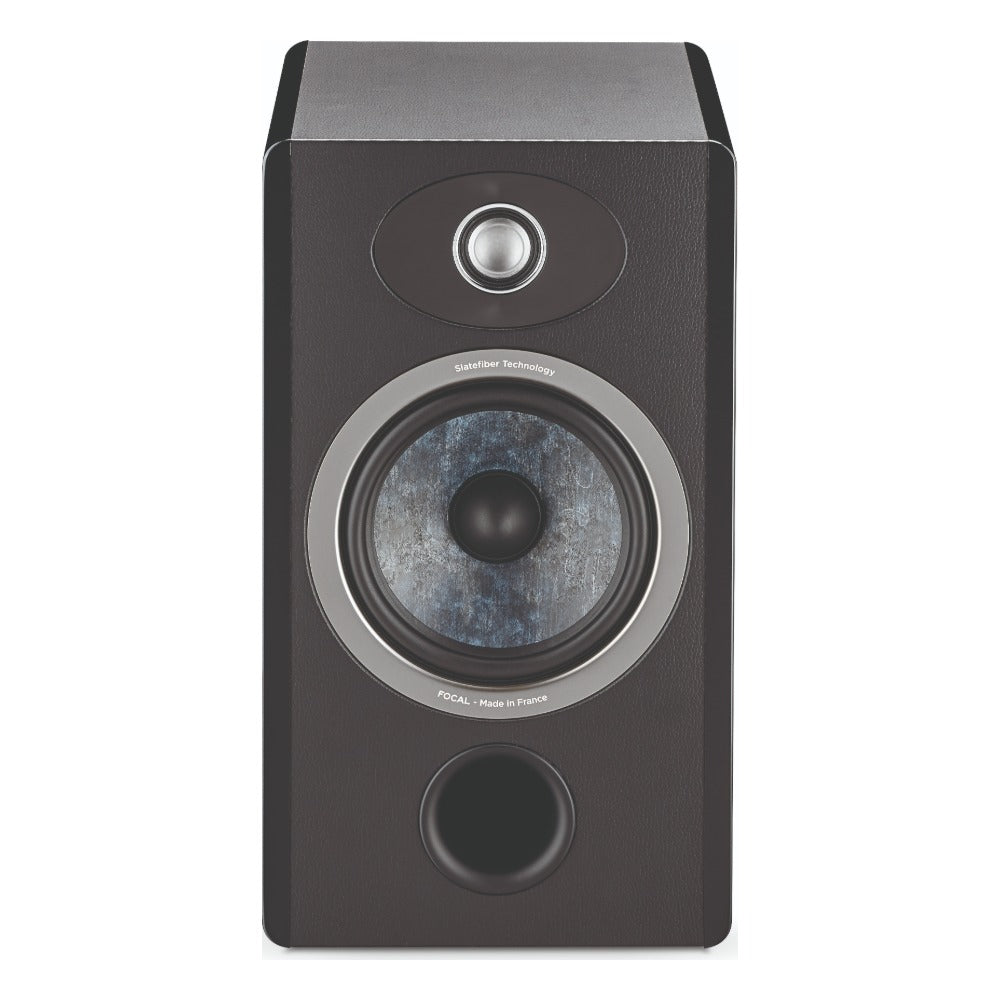 Focal Omada N1 2-Way Bookshelf Speaker (High-Gloss Black, Pair)