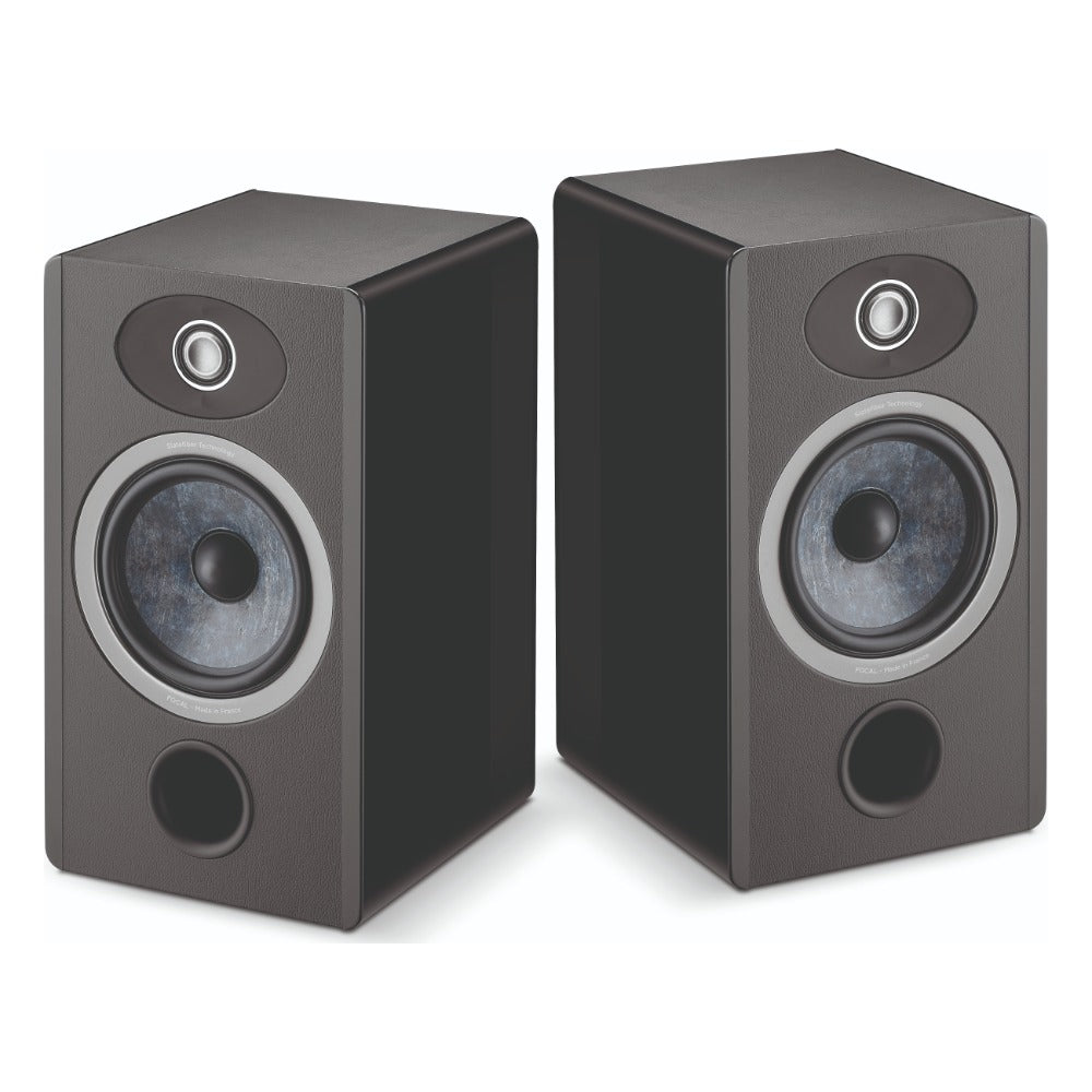 Focal Omada N1 2-Way Bookshelf Speaker (High-Gloss Black, Pair)