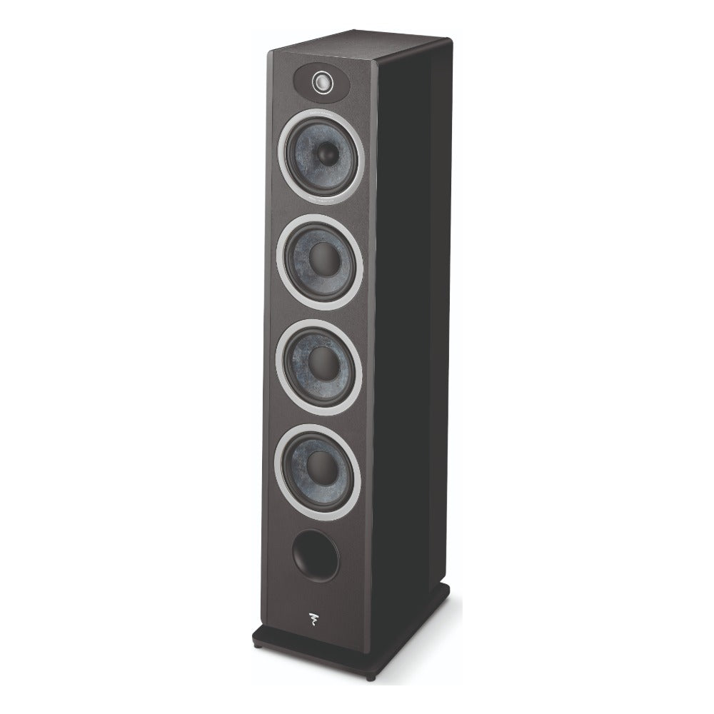Focal Omada N3 3-Way Floorstanding Speaker (High-Gloss Black, Single)