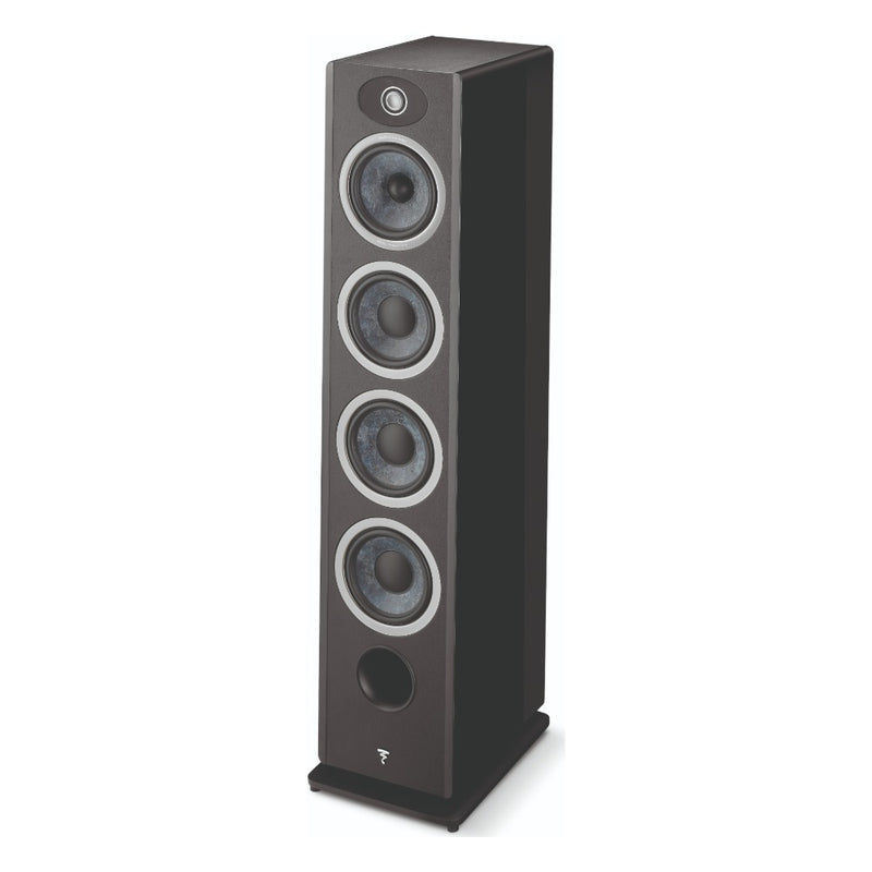 Focal Omada N3 3-Way Floorstanding Speaker (High-Gloss Black, Single)