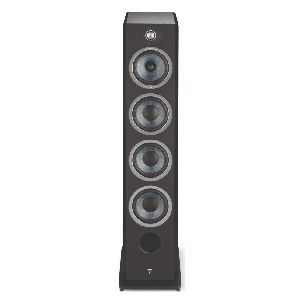 Focal Omada N3 3-Way Floorstanding Speaker (High-Gloss Black, Single)