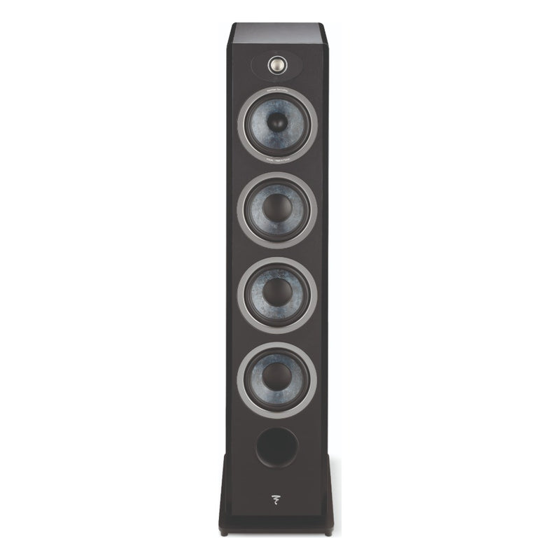 Focal Omada N3 3-Way Floorstanding Speaker (High-Gloss Black, Single)