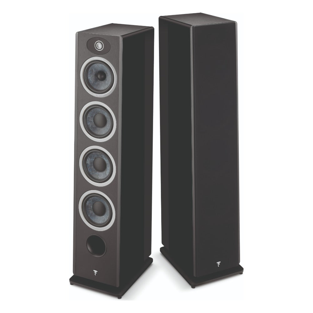 Focal Omada N3 3-Way Floorstanding Speaker (High-Gloss Black, Single)