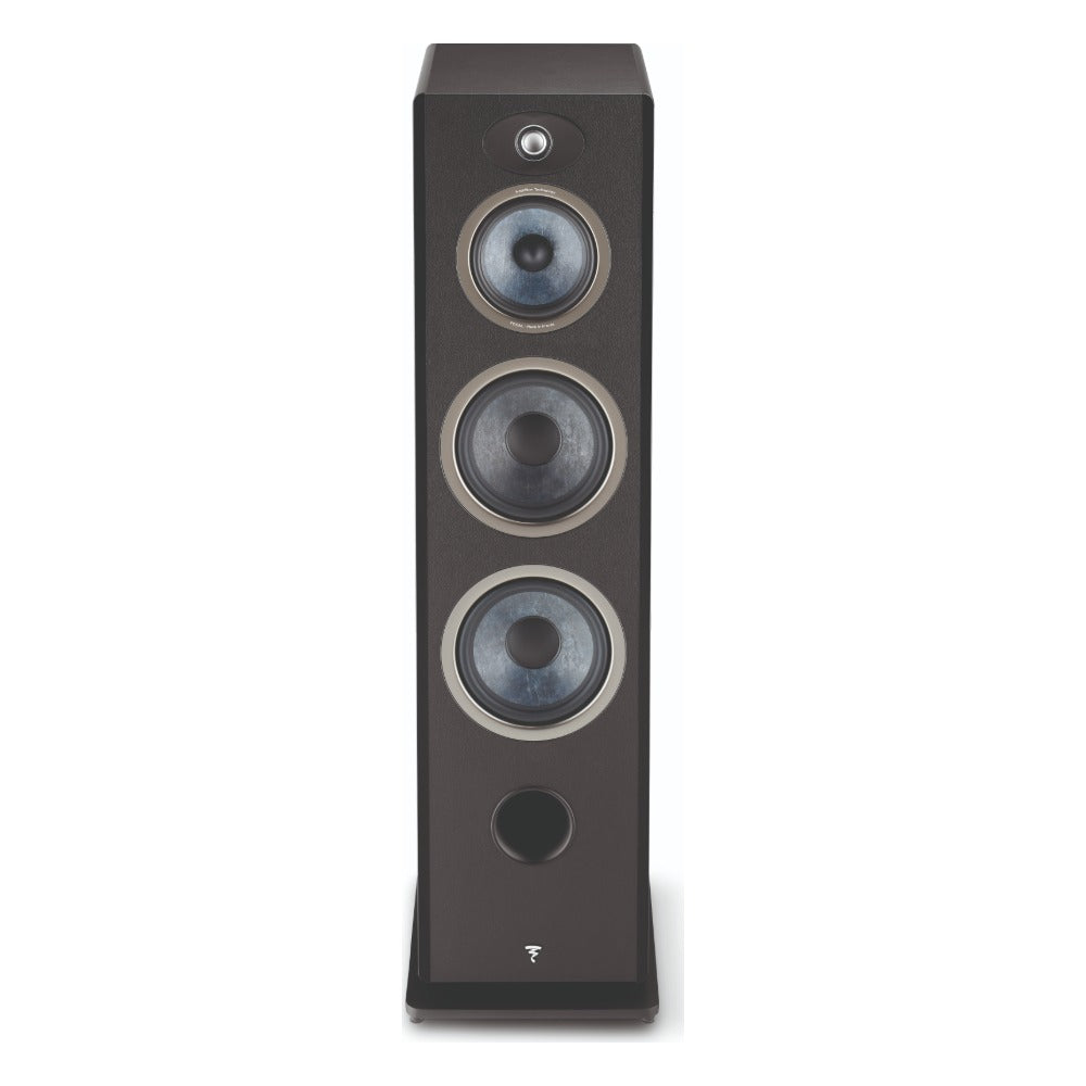 Focal Omada N4 3-Way Floorstanding Speaker (High-Gloss Black, Single)