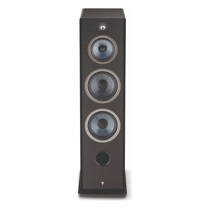 Focal Omada N4 3-Way Floorstanding Speaker (High-Gloss Black, Single)