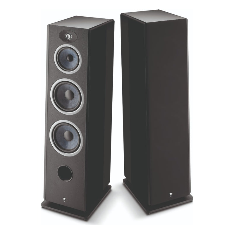 Focal Omada N4 3-Way Floorstanding Speaker (High-Gloss Black, Single)