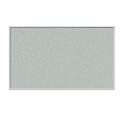 Ghent 24" x 18" Aluminum Frame Vinyl Tackboard - Silver