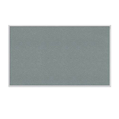 Ghent 24" x 18" Aluminum Frame Vinyl Tackboard - Stone