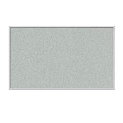 Ghent 120.5" x 48.5" Aluminum Frame Vinyl Tackboard - Silver