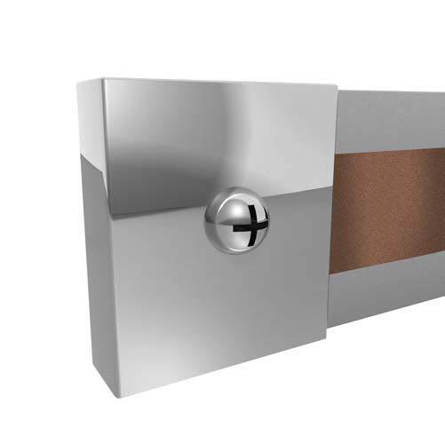 Ghent 1" Maprail End Stop - 1 pair