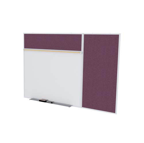 Ghent-SPC410B-V-187 - 4'x10' Style B Combination - Porcelain Magn Whtb ...