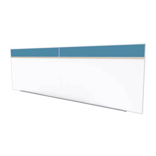 Ghent-SPC516A-V-191 - 5'x16' Style A Combination - Porcelain Magn Whtb ...