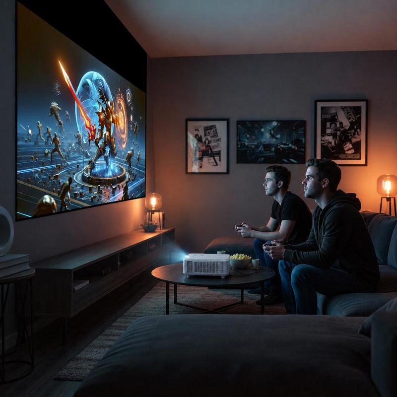 Optoma GT1080HDR HD 1080P Short Throw Home Entertainment Projector with 3800 Lumens