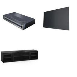 Hisense PX3-Pro + Spectra Vantage 120" UST Fixed Frame Screen Bundle + Salamander Oslo Cabinet Bundle