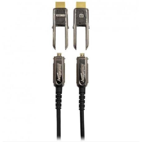 Metra AV HDMI AOC Cable 24Gbps Cl3 Rated 130Ft With Detachable Headshell