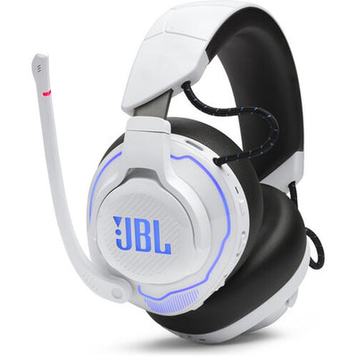 JBL Quantum 910 Wireless Noise-Cancelling Over-Ear Gaming Headphones White