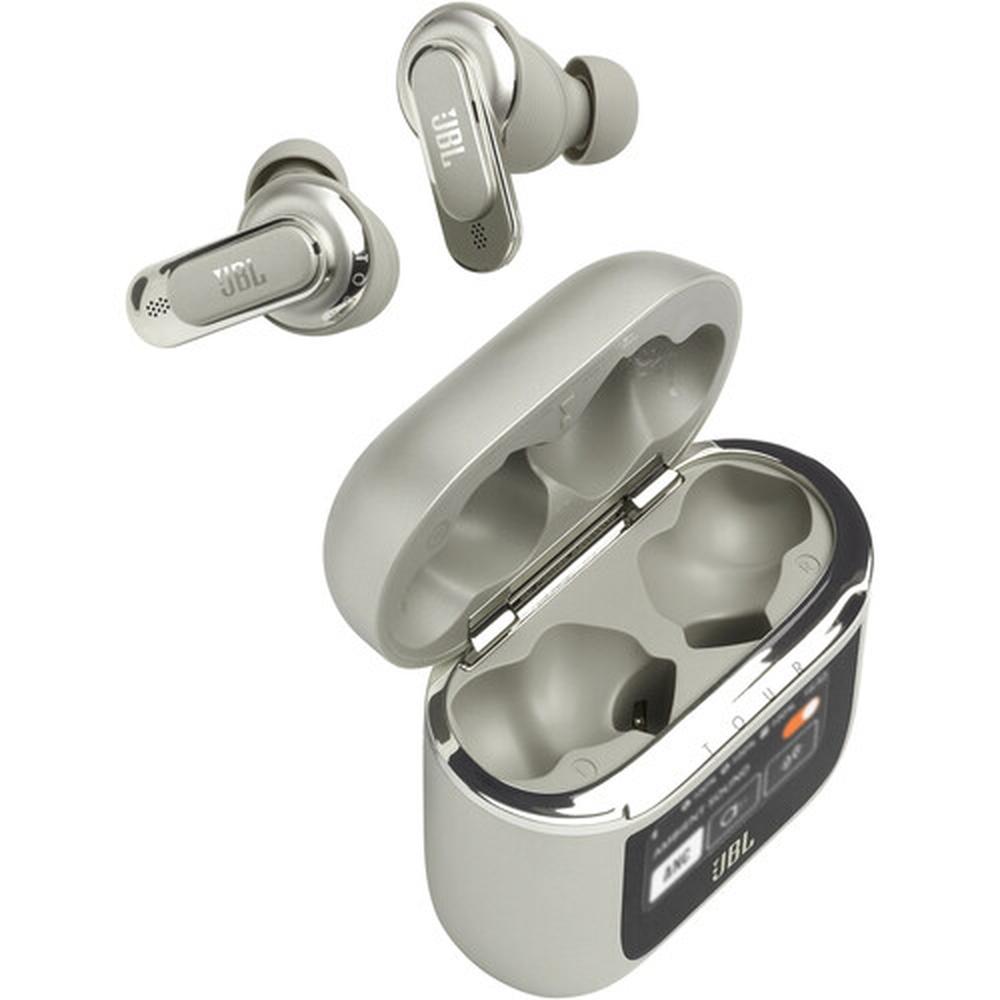 JBL Tour Pro 2 True Wireless Noise Cancelling Earbuds Gray