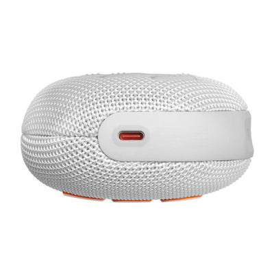 JBL Clip 5 Portable speaker with Bluetooth, built-in battery, waterproof and dustproof - White