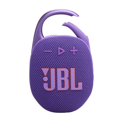 JBL Clip 5 Portable speaker with Bluetooth, built-in battery, waterproof and dustproof - Purple