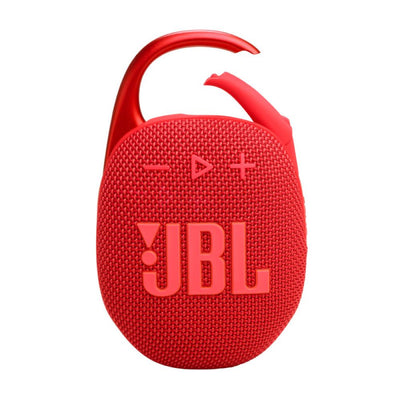 JBL Clip 5 Portable speaker with Bluetooth, built-in battery, waterproof and dustproof - Red