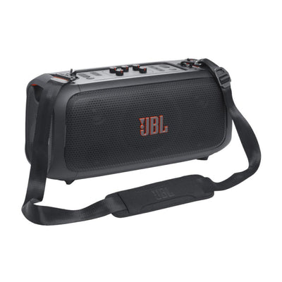 JBL PartyBox On-the-Go Portable party speaker with JBL Pro Sound, synced lightshow and wireless mic