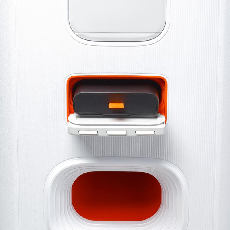 JBL PartyBox Stage 320 Portable party speaker - JBL Pro Sound, lightshow, splashproof, telescopic handle, wheels - White