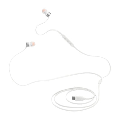 JBL Tune 310C In-Ear Wired USB-C Headphone - White