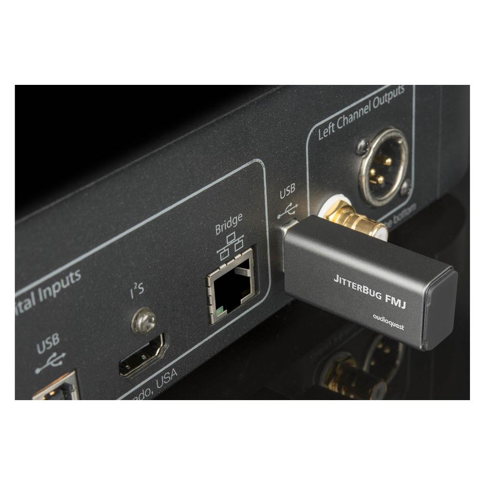AudioQuest JITTERBUGFMJ JitterBug FMJ USB 2.0 Data & Power Noise Filter