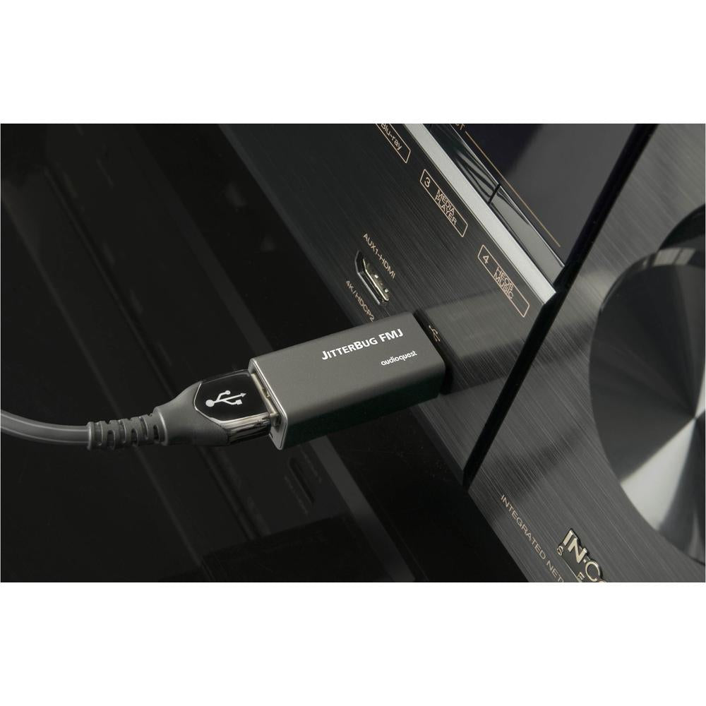 AudioQuest JITTERBUGFMJ JitterBug FMJ USB 2.0 Data & Power Noise Filter