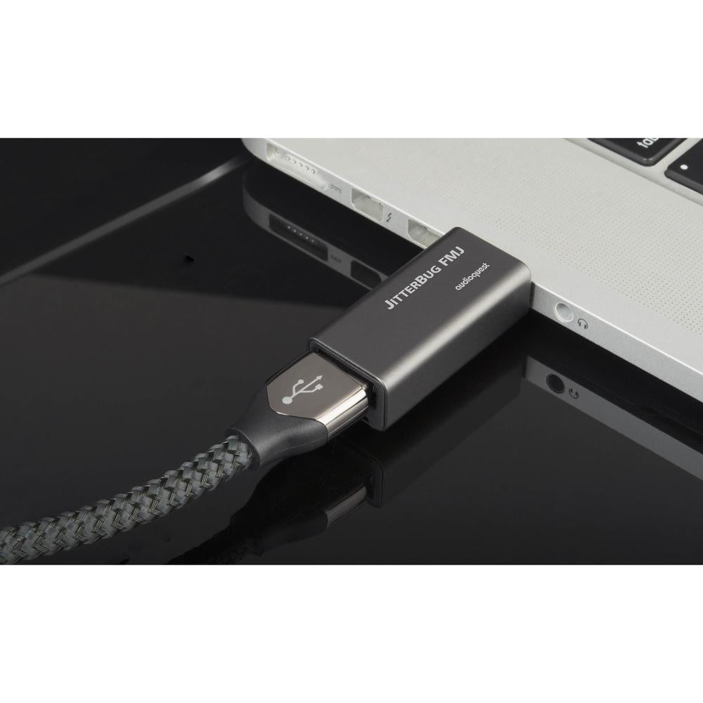 AudioQuest JITTERBUGFMJ JitterBug FMJ USB 2.0 Data & Power Noise Filter