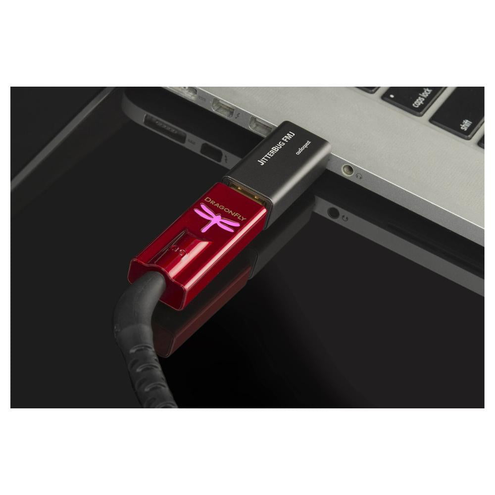 AudioQuest JITTERBUGFMJ JitterBug FMJ USB 2.0 Data & Power Noise Filter