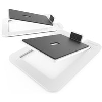 Kanto Living Tilted Desktop Speaker Stands (White)