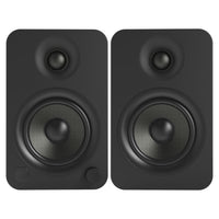 Kanto Living YU4 2-Way Powered Bookshelf Speakers (Matte Black, Pair)