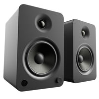 Kanto Living YU6 2-Way Powered Bookshelf Speakers (Matte Black, Pair)