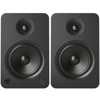 Kanto Living YU6 2-Way Powered Bookshelf Speakers (Matte Black, Pair)