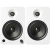 Kanto Living YU6 2-Way Powered Bookshelf Speakers (Matte White, Pair)