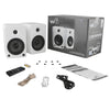 Kanto Living YU6 2-Way Powered Bookshelf Speakers (Matte White, Pair)