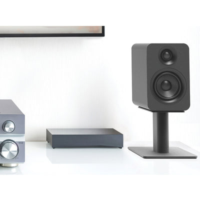 Kanto Living YUP4 2-Way Bookshelf Speakers (Matte Black, Pair)