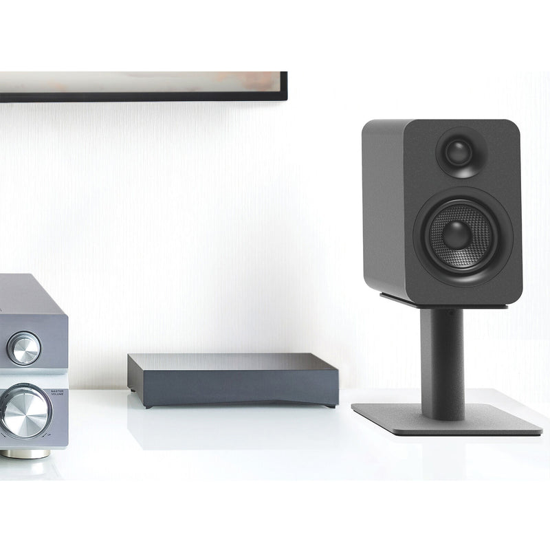 Kanto Living YUP4 2-Way Bookshelf Speakers (Matte Black, Pair)
