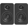 Kanto Living YUP4 2-Way Bookshelf Speakers (Matte Black, Pair)