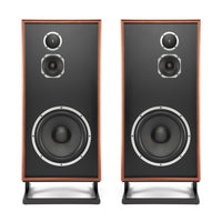 KLH Model 7 Floorstanding Speakers - West African Mahogany - (Pair)